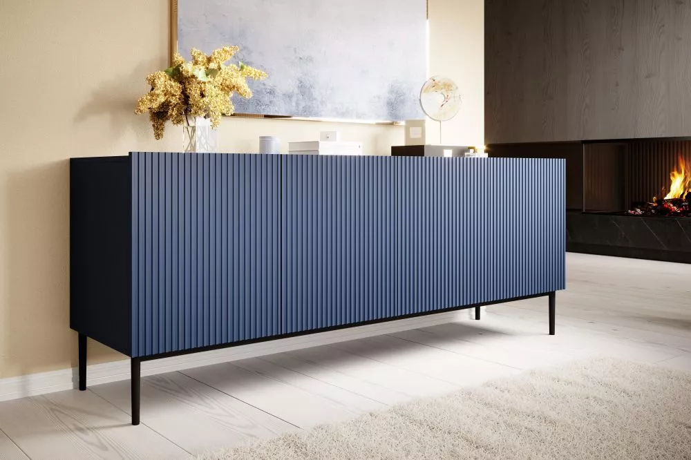 Kumode Nicole K200 4D Black · Zils · 200 × 45 × 85 cm