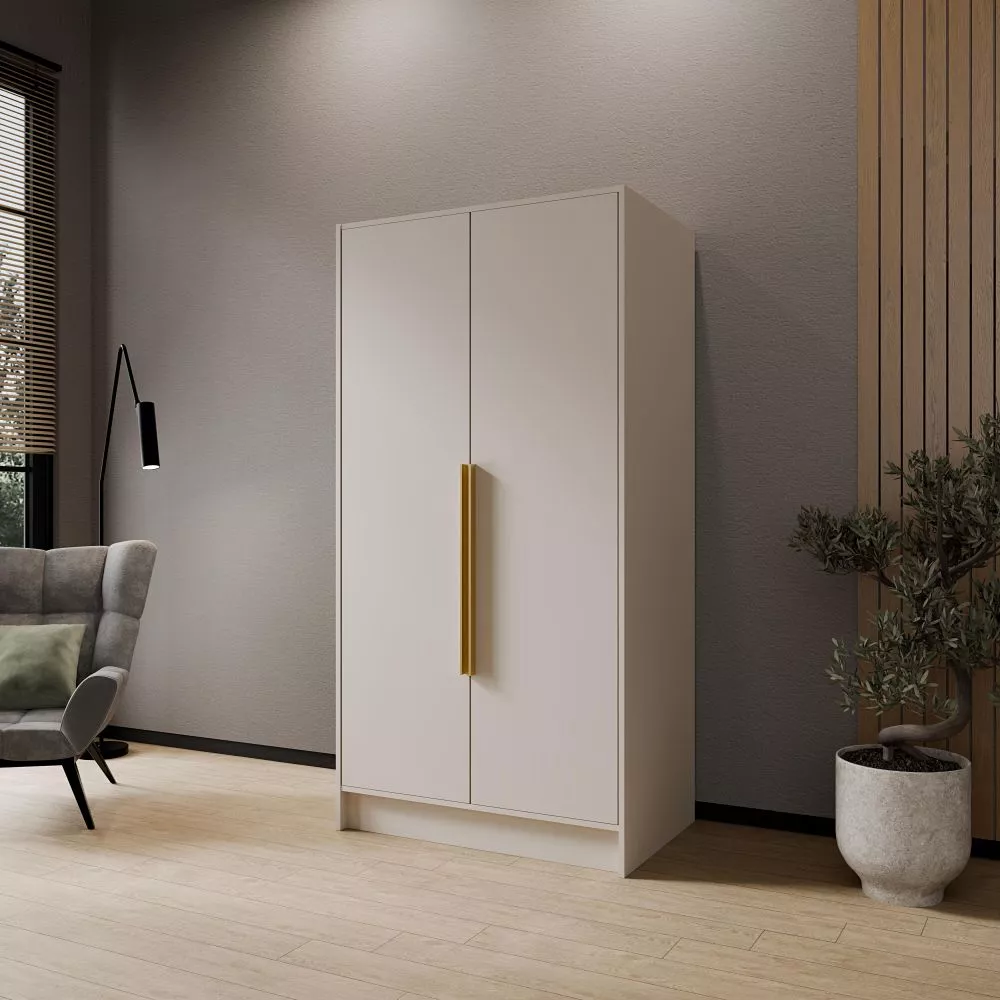 Skapis Porto 100 · Kašmira · 102 × 51 × 200 cm