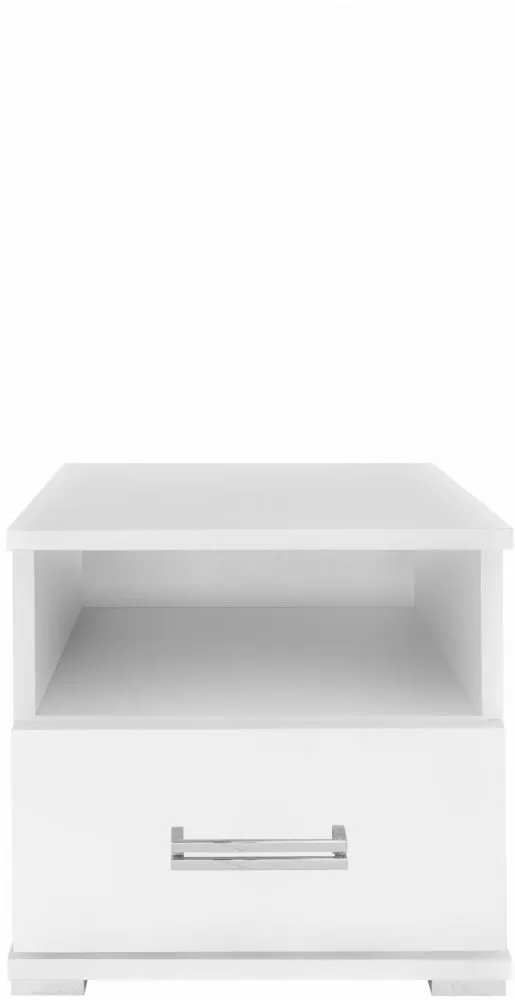 Naktsgaldiņš Passat PA14 Korpusa krāsa: balts, Elementu krāsa: balts, · 40 × 35 × 40 cm