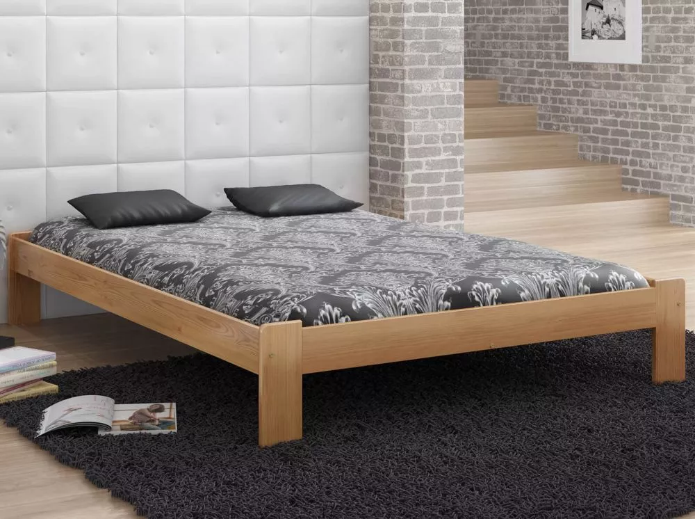 Gulta Ada ar stelāžu Guļamvietas platums: 120 cm, Guļamvietas garums: 200 cm, · Priede · 128 × 207 × 50 cm