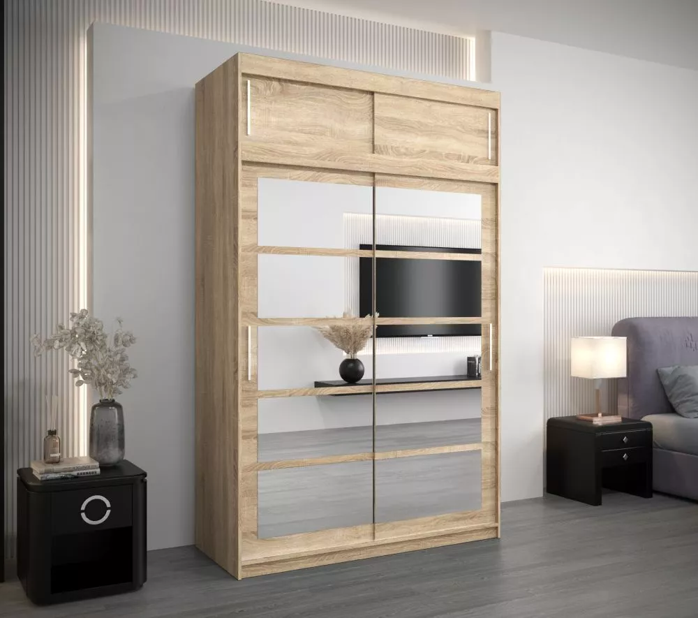 Skapis Roma 2 Premium · Sonoma · 150 × 62 × 240 cm