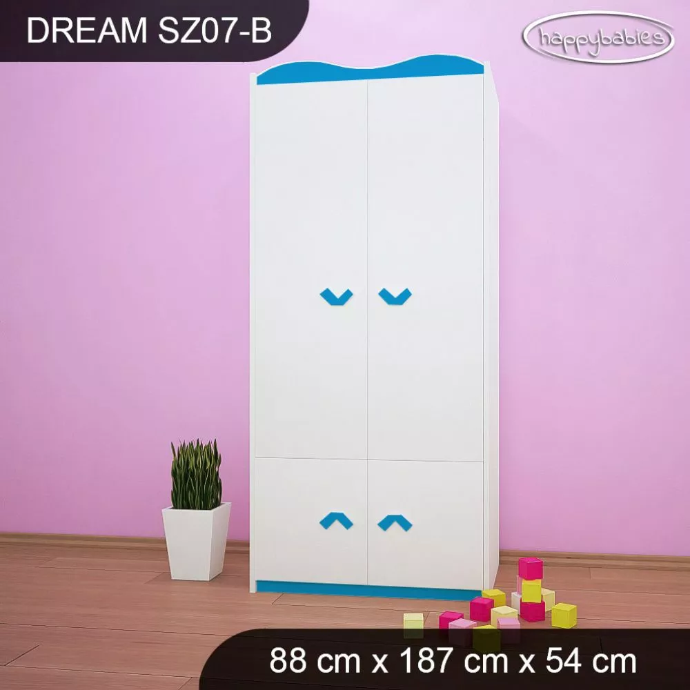 Bērnu skapis Dream SZ07-B · 88 × 54 × 187 cm