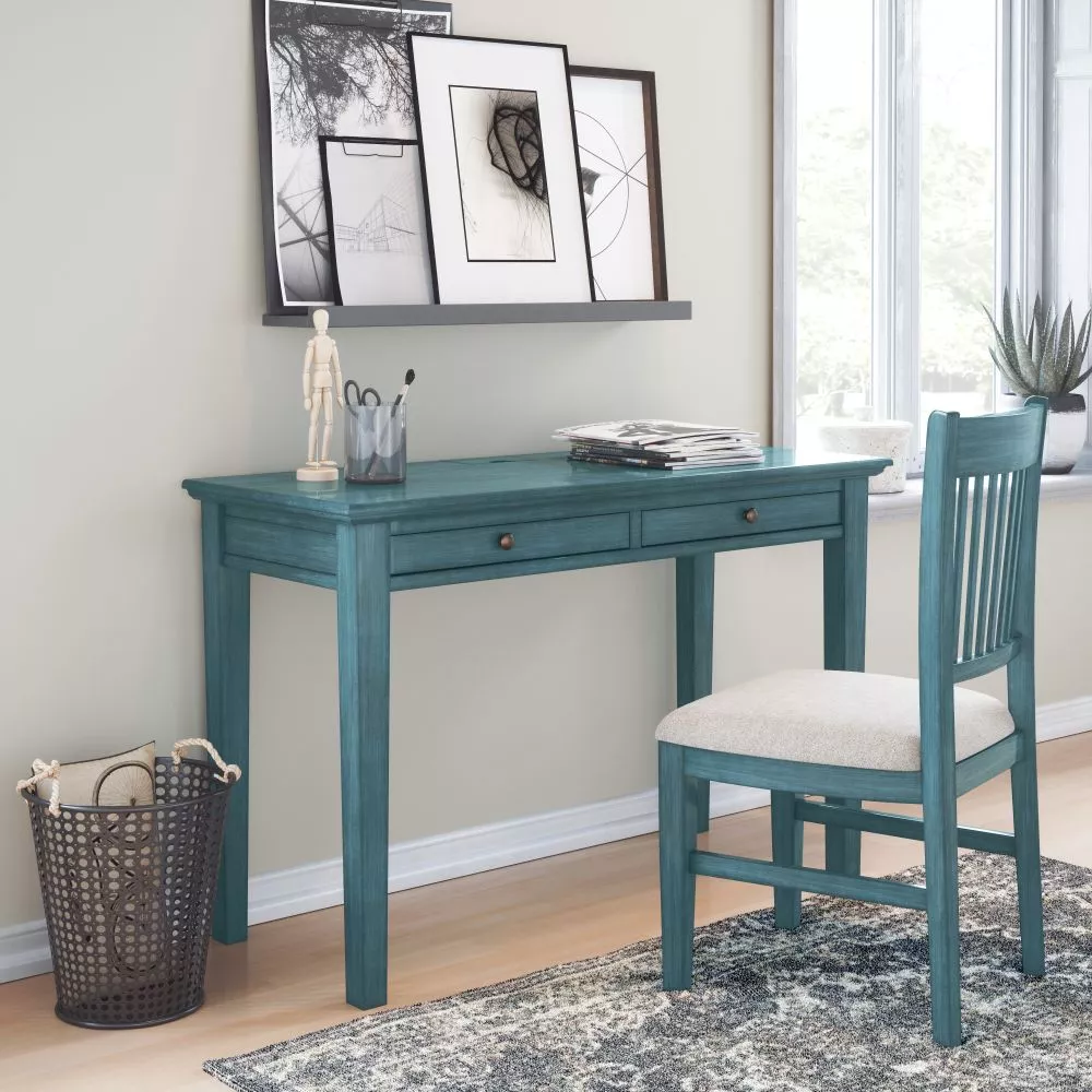 Kosmētikas galds Avola AV175-4820 · Tirkīzs · 122 × 79 × 51 cm