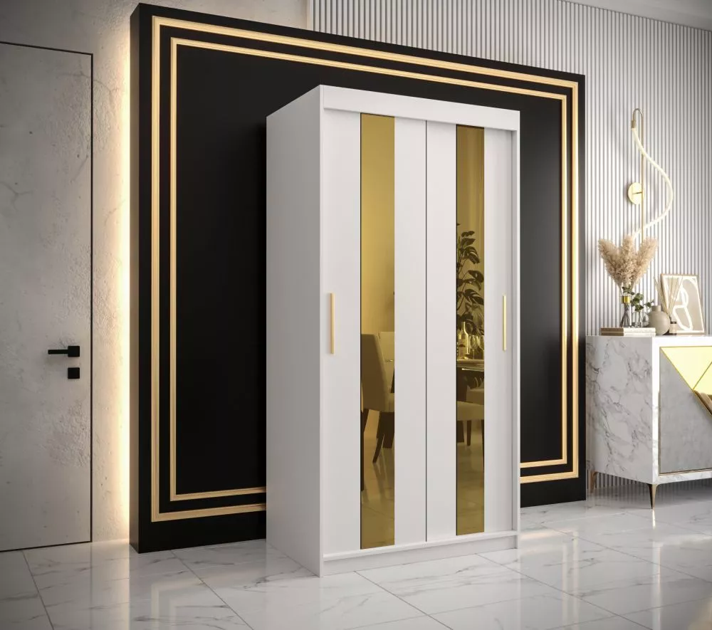 Skapis Golden Pole · Balts · 100 × 62 × 200 cm