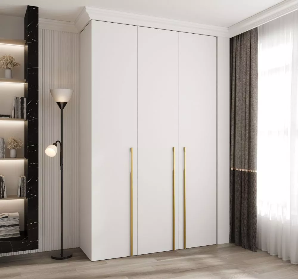Skapis Como 3 · Balts · 150 × 50 × 245.5 cm