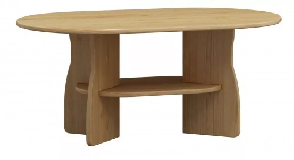 Žurnālgalds Coffee L1 · Priede · 115 × 70 × 50 cm