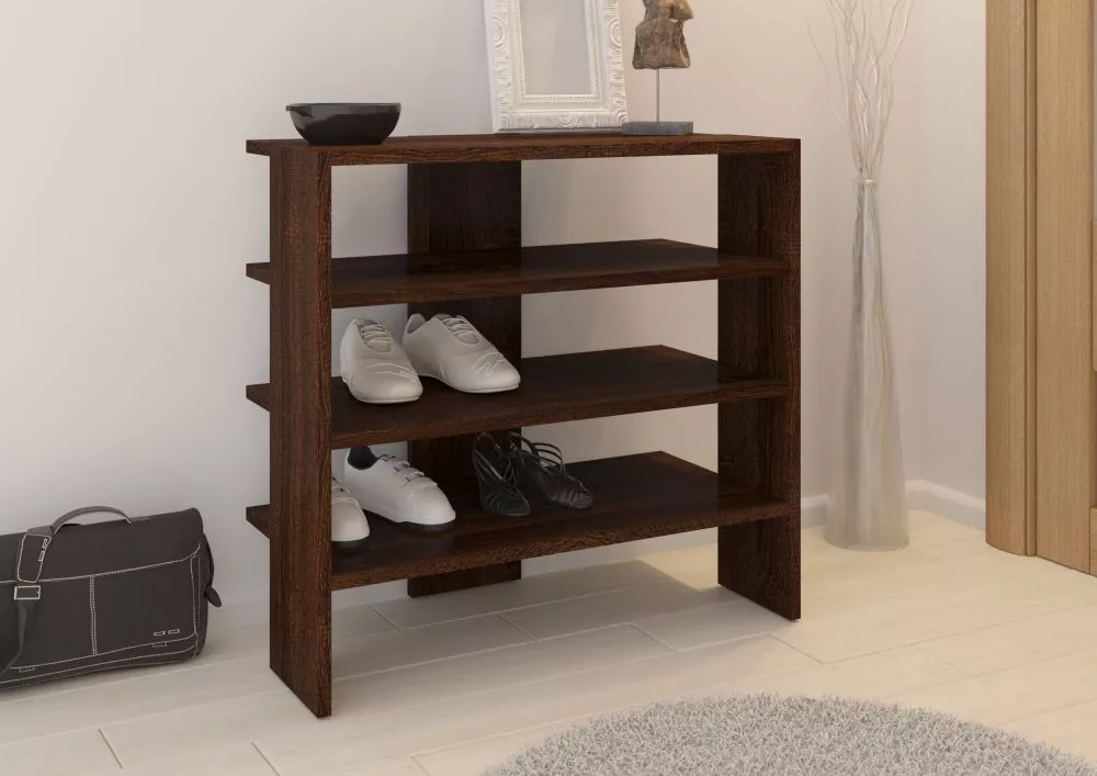 Apavu plaukts Aramis · Sonoma tumša · 60.4 × 60.4 × 30 cm
