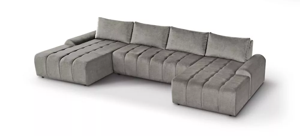 Dīvāns Costa U standard · Kapučino · 169 × 367 × 80 cm