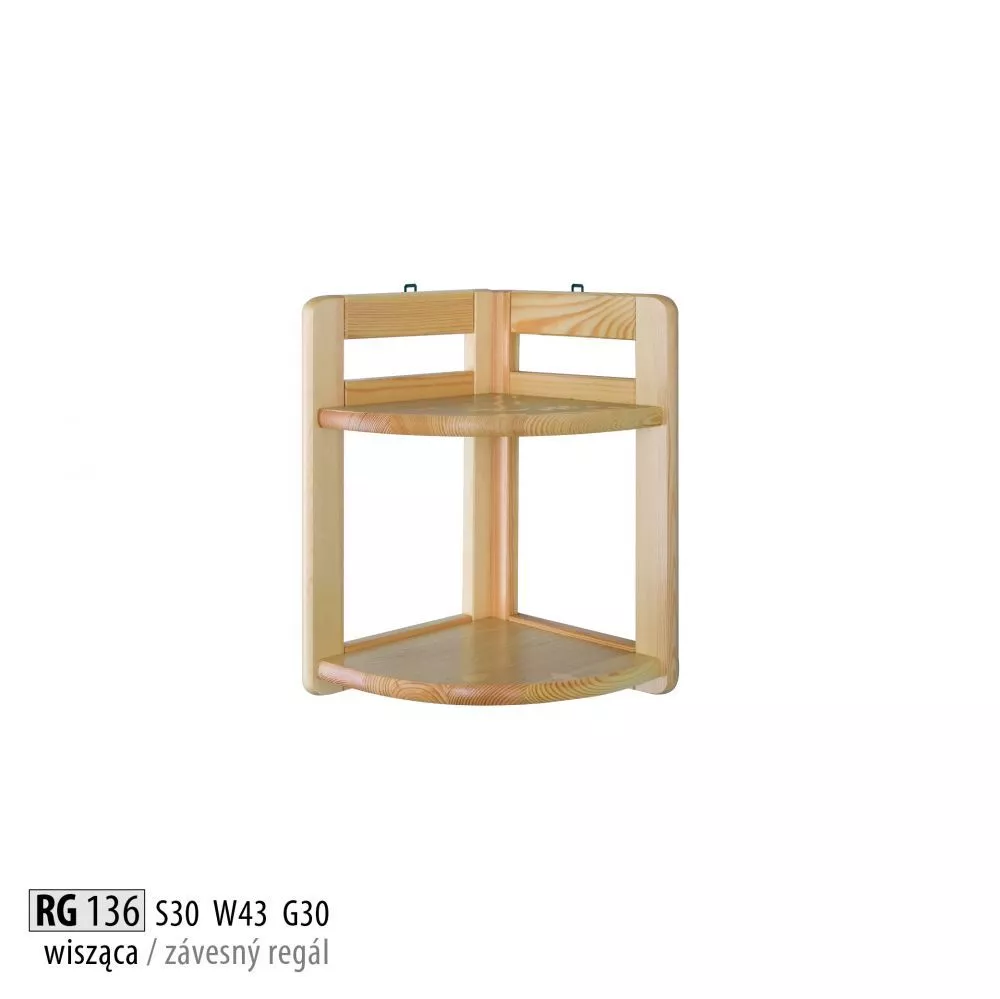 Plaukts RG 136 · Priede · 30 × 43 × 30 cm