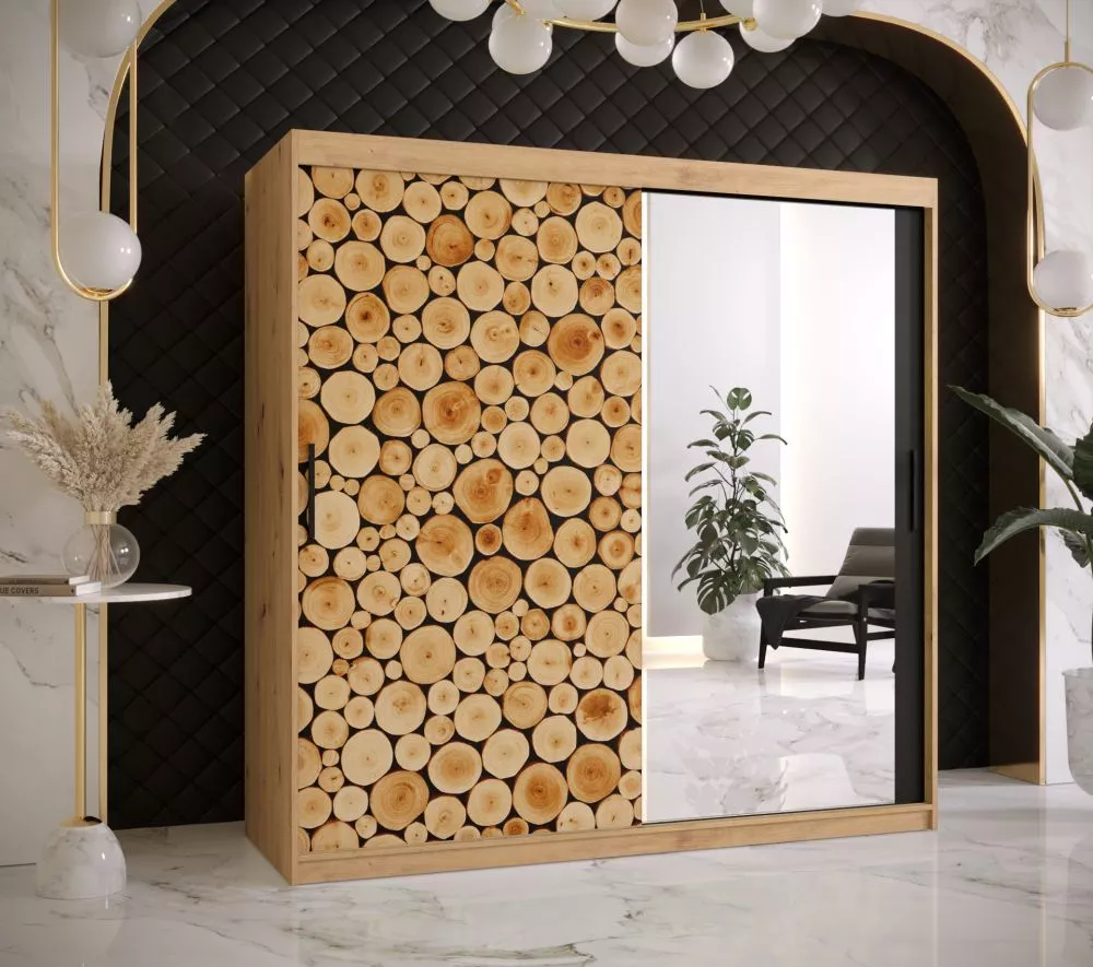 Skapis Sosna 2 · 180 × 62 × 200 cm